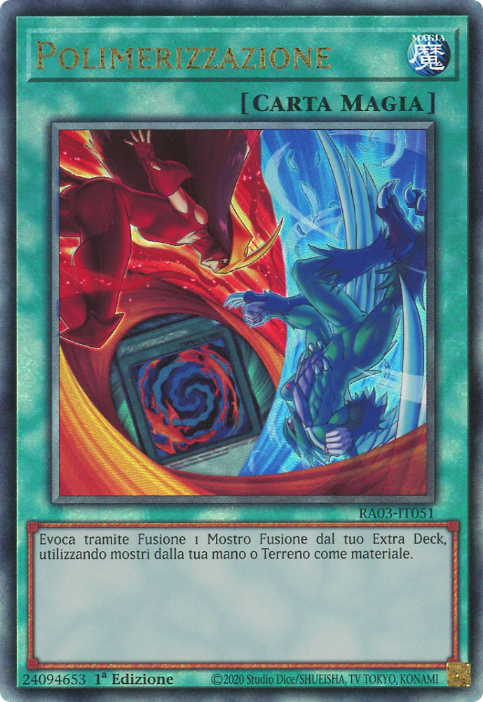 RA03-IT051 Polimerizzazione (Versione Alternativa) Rara Ultimate 1a Edizione (IT) -NEAR MINT-