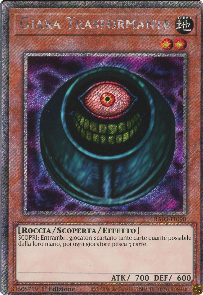 RA03-IT098 Giara Trasformant Platinum Segreta 1a Edizione (IT) -NEAR MINT-