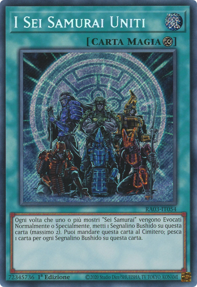 RA03-IT054 I Sei Samurai Uniti Rara Segreta 1a Edizione (IT) -NEAR MINT-