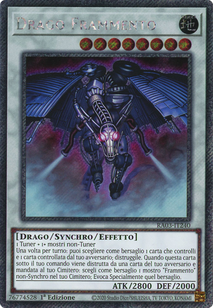 RA03-IT240 Drago Frammento Platinum Segreta 1a Edizione (IT) -NEAR MINT-