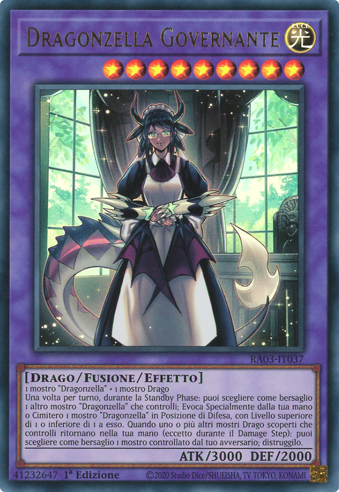 RA03-IT037 Dragonzella Governante Ultra Rara 1a Edizione (IT) -NEAR MINT-