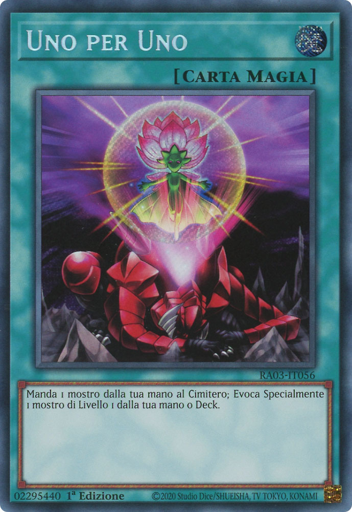 RA03-IT056 Uno per Uno Rara Segreta 1a Edizione (IT) -NEAR MINT-