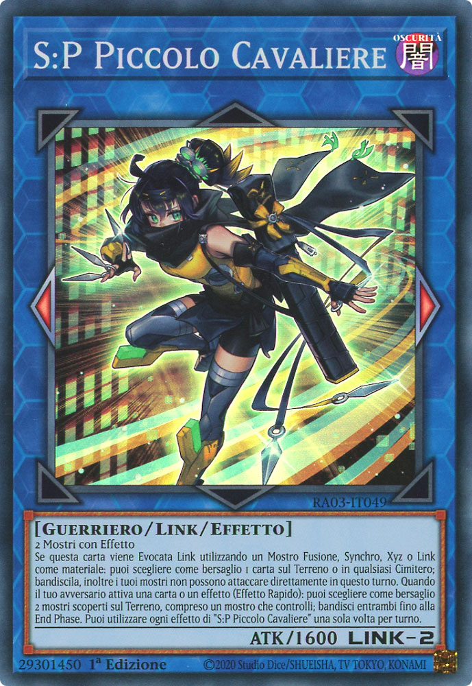 RA03-IT049 S:P Piccolo Cavaliere Super Rara 1a Edizione (IT) -NEAR MINT-