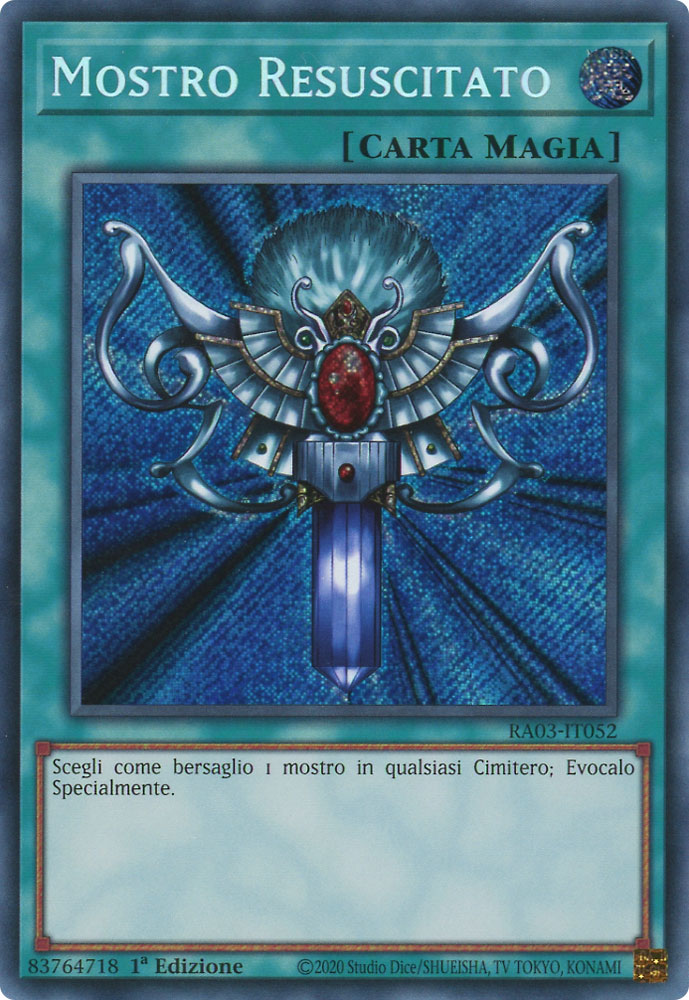 RA03-IT052 Mostro Resuscitato Rara Segreta 1a Edizione (IT) -NEAR MINT-