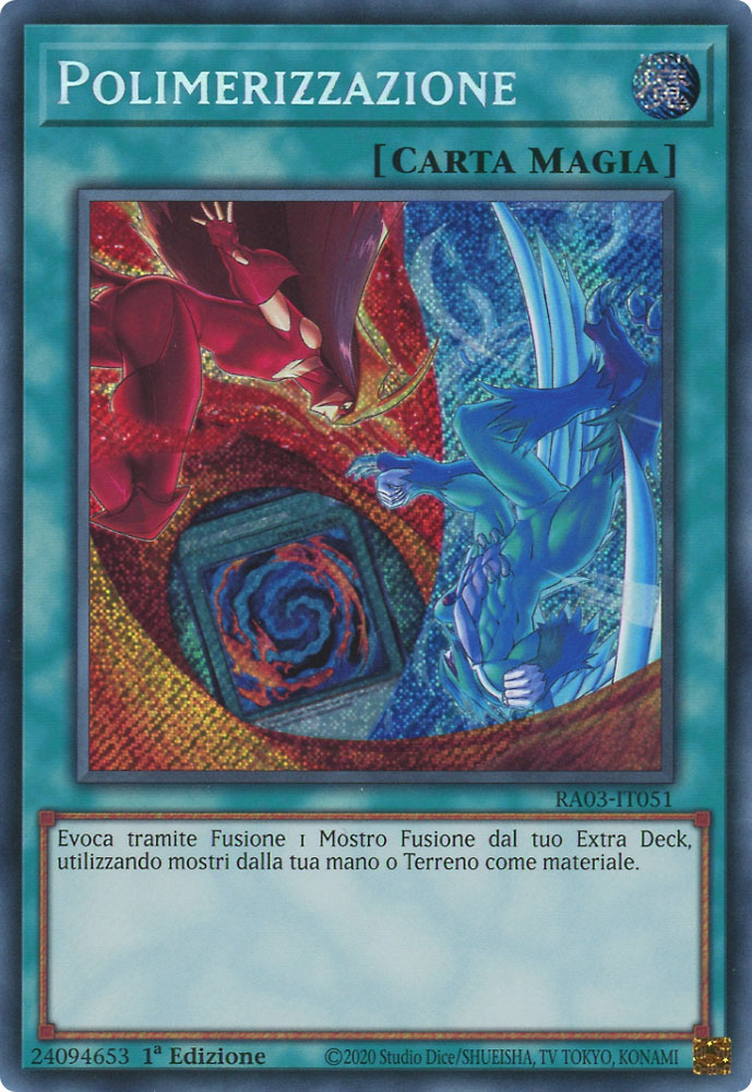RA03-IT051 Polimerizzazione (Versione Alternativa) Rara Segreta 1a Edizione (IT) -NEAR MINT-