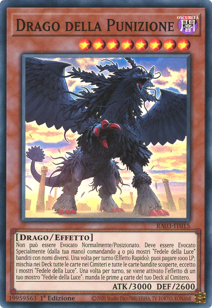 RA03-IT015 Drago della Punizione Super Rara 1a Edizione (IT) -NEAR MINT-