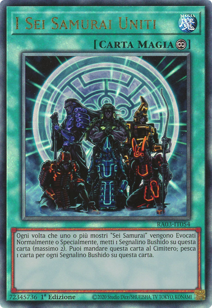RA03-IT054 I Sei Samurai Uniti Rara Ultimate 1a Edizione (IT) -NEAR MINT-
