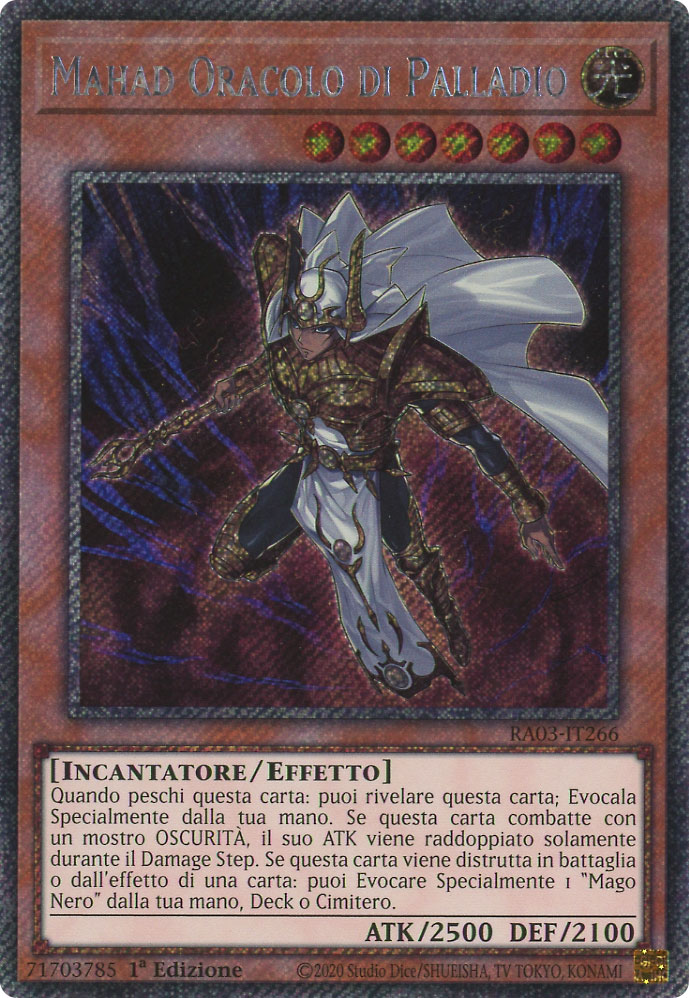 RA03-IT266 Mahad Oracolo di Palladio Platinum Segreta 1a Edizione (IT) -NEAR MINT-