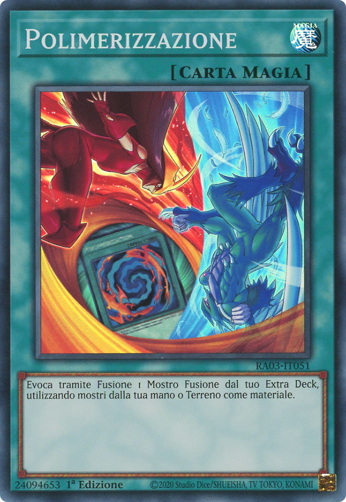 RA03-IT051 Polimerizzazione (Versione Alternativa) Super Rara 1a Edizione (IT) -NEAR MINT-