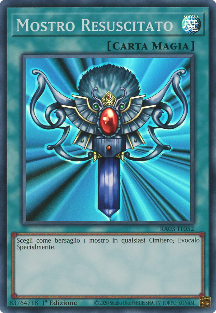RA03-IT052 Mostro Resuscitato Super Rara 1a Edizione (IT) -NEAR MINT-