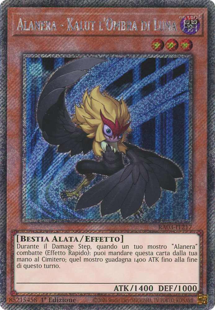 RA03-IT217 Alanera - Kalut l'Ombra di Luna Platinum Segreta 1a Edizione (IT) -NEAR MINT-
