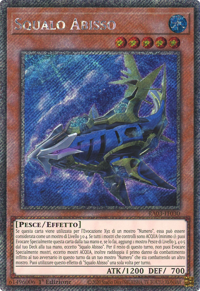 RA03-IT030 Squalo Abisso Platinum Segreta 1a Edizione (IT) -NEAR MINT-