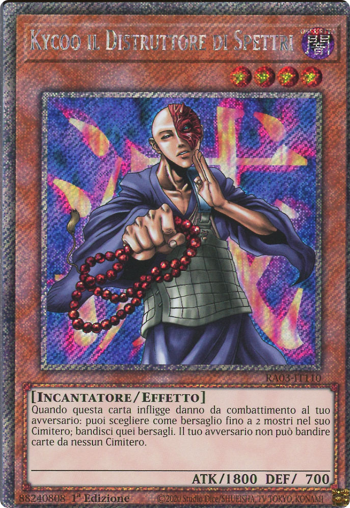 RA03-IT110 Kycoo il Distruttore di Spettri Platinum Segreta 1a Edizione (IT) -NEAR MINT-