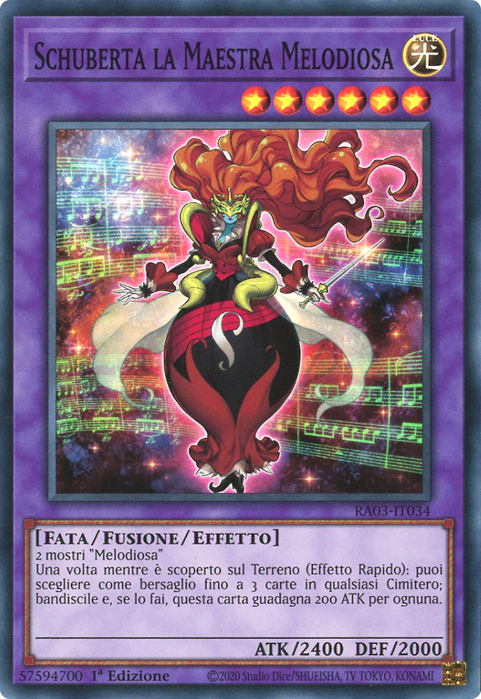 RA03-IT034 Schuberta la Maestra Melodiosa Super Rara 1a Edizione (IT) -NEAR MINT-