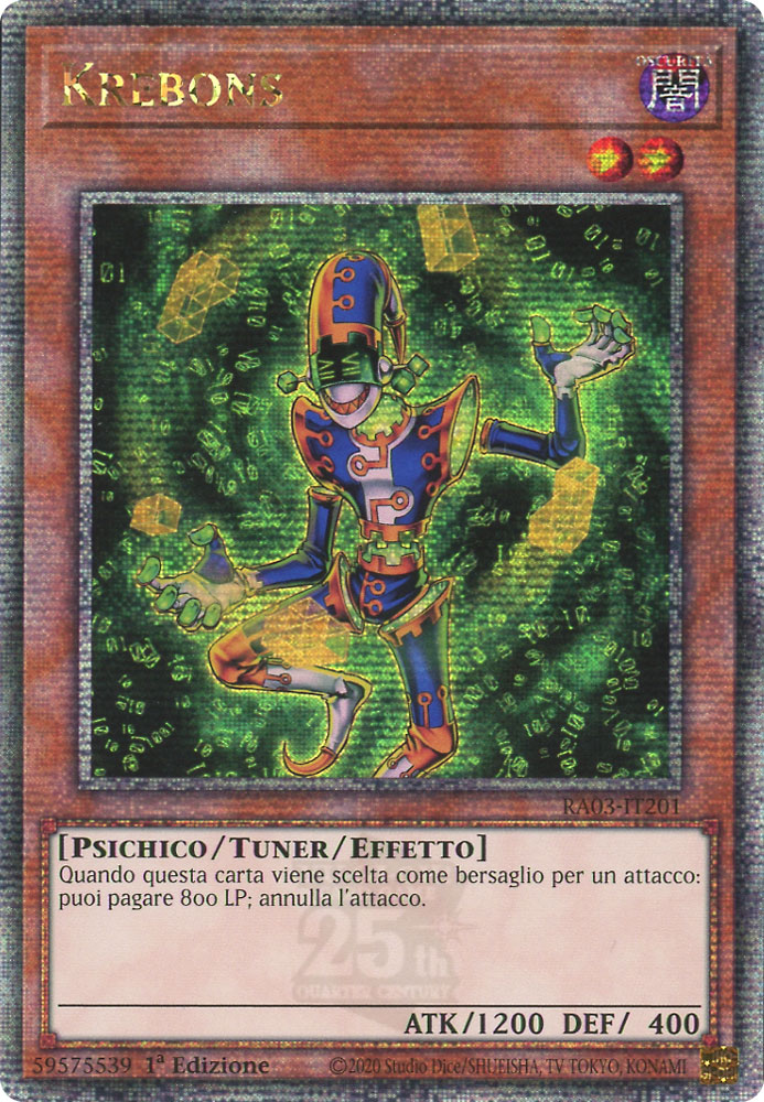 RA03-IT201 Krebons Rara Segreta Quarto di Secolo 1a Edizione (IT) -NEAR MINT-