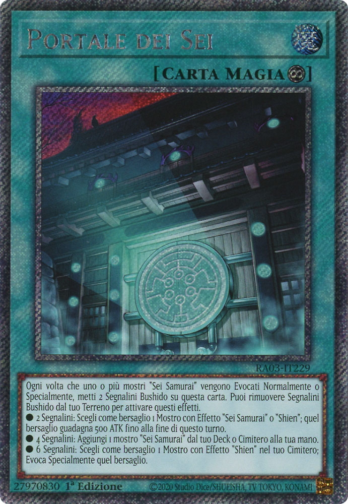 RA03-IT229 Portale dei Sei Platinum Segreta 1a Edizione (IT) -NEAR MINT-