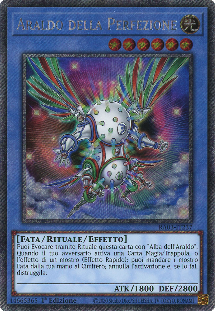 RA03-IT237 Araldo della Perfezione Platinum Segreta 1a Edizione (IT) -NEAR MINT-