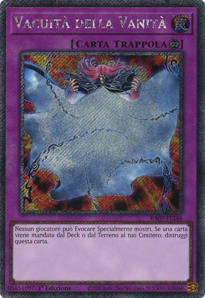 RA03-IT246 Vacuita' della Vanita' Platinum Segreta 1a Edizione (IT) -NEAR MINT-