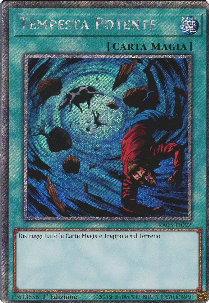 RA03-IT092 Tempesta Potente Platinum Segreta 1a Edizione (IT) -NEAR MINT-