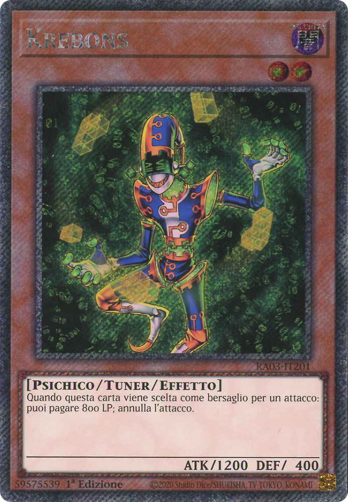 RA03-IT201 Krebons Platinum Segreta 1a Edizione (IT) -NEAR MINT-