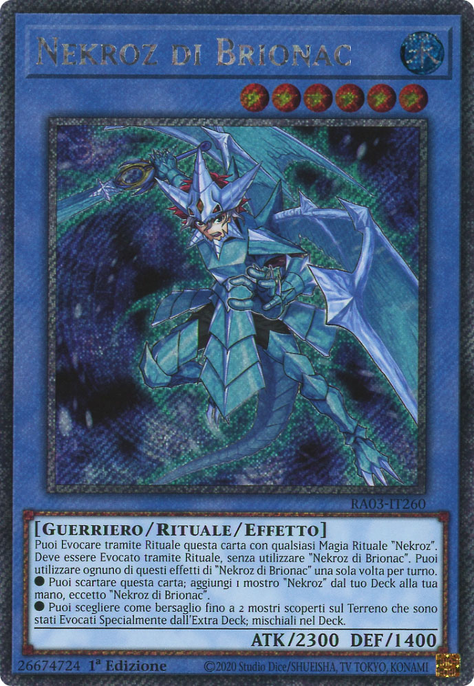 RA03-IT260 Nekroz di Brionac Platinum Segreta 1a Edizione (IT) -NEAR MINT-