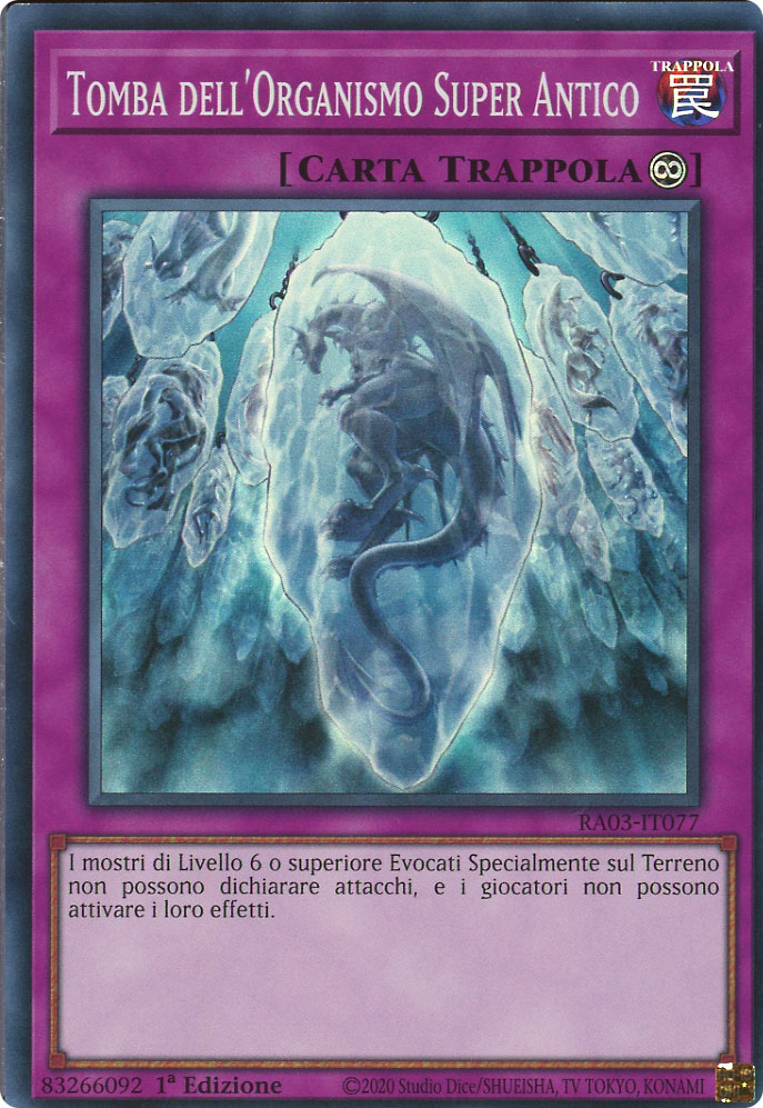 RA03-IT077 Tomba dell'Organismo Super Antico Super Rara 1a Edizione (IT) -NEAR MINT-