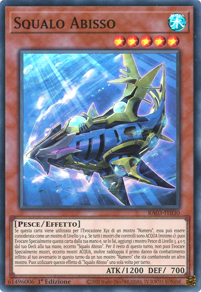 RA03-IT030 Squalo Abisso Super Rara 1a Edizione (IT) -NEAR MINT-