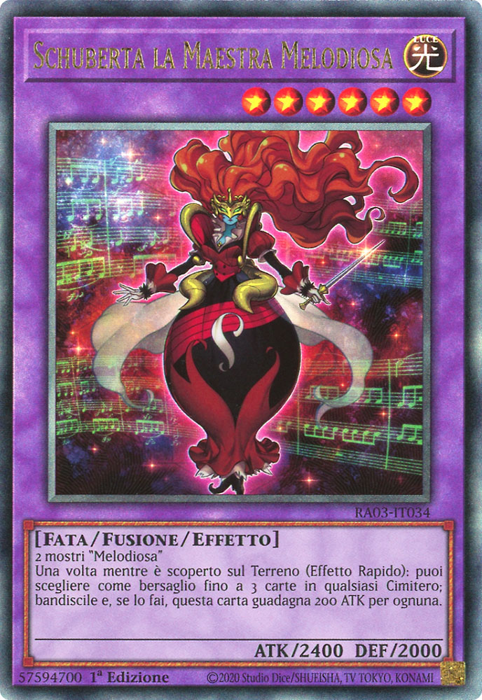 RA03-IT034 Schuberta la Maestra Melodiosa Rara Ultimate 1a Edizione (IT) -NEAR MINT-