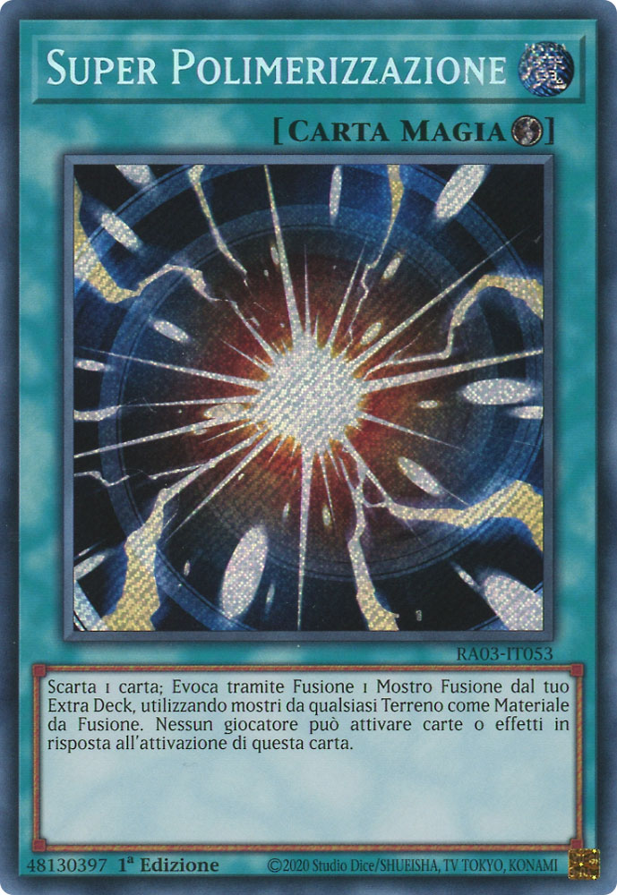 RA03-IT053 Super Polimerizzazione Rara Segreta 1a Edizione (IT) -NEAR MINT-