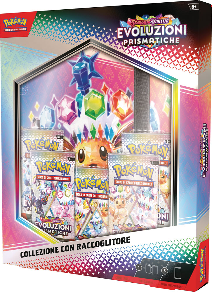 SV8.5 Scarlatto e Violetto Evoluzioni Prismatiche Collezione con Raccoglitore (IT)