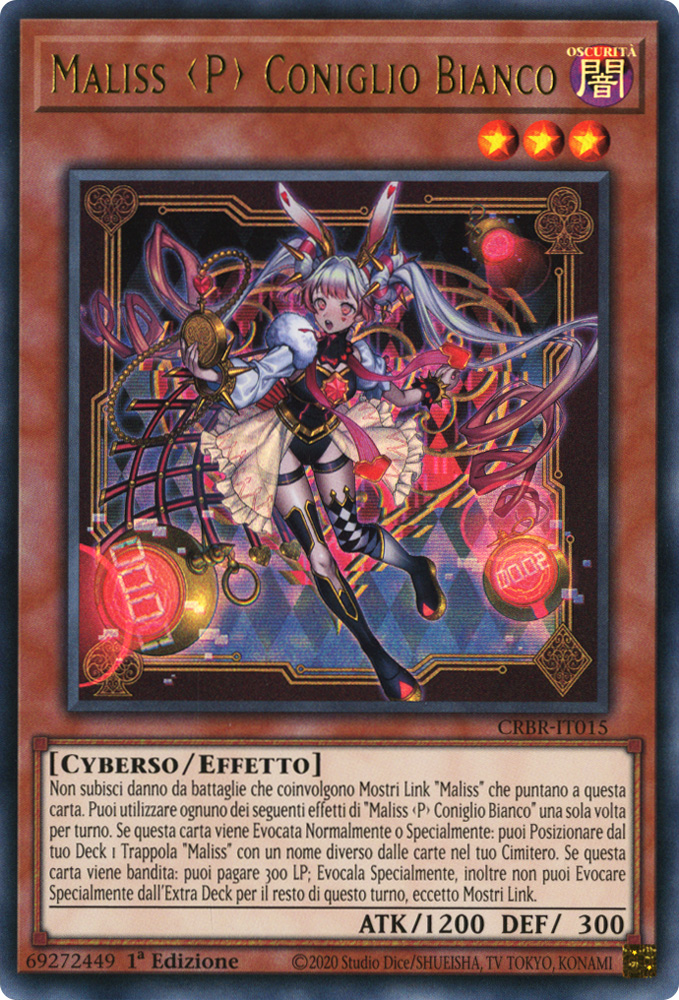 CRBR-IT015 Maliss P Coniglio Bianco Ultra Rara 1a Edizione (IT) -NEAR MINT-
