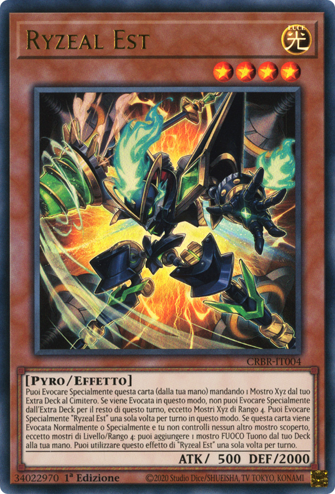 CRBR-IT004 Ryzeal Est Ultra Rara 1a Edizione (IT) -NEAR MINT-
