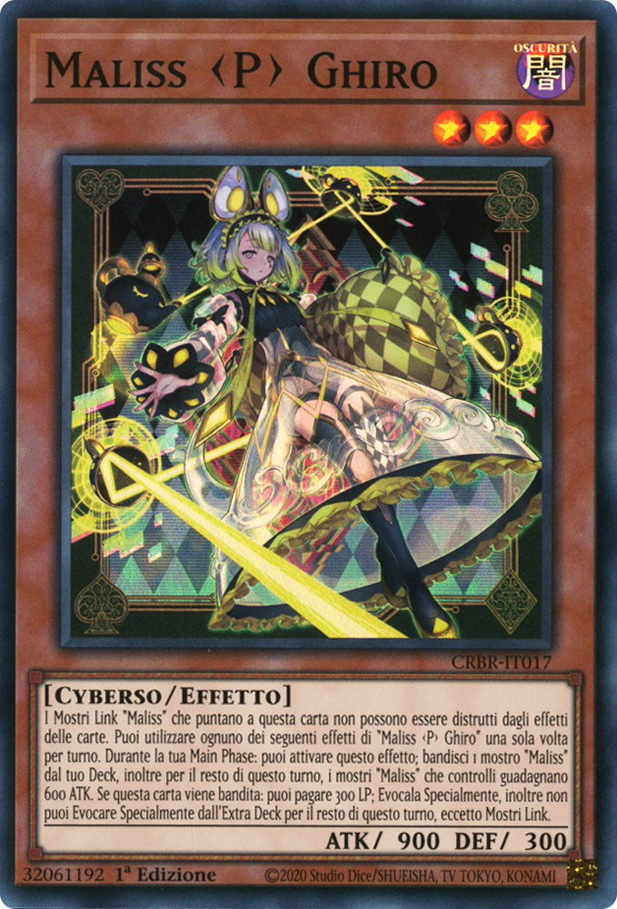 CRBR-IT017 Maliss P Ghiro Super Rara 1a Edizione (IT) -NEAR MINT-