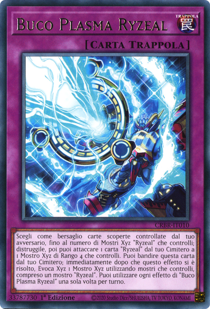 CRBR-IT010 Buco Plasma Ryzeal Rara 1a Edizione (IT) -NEAR MINT-