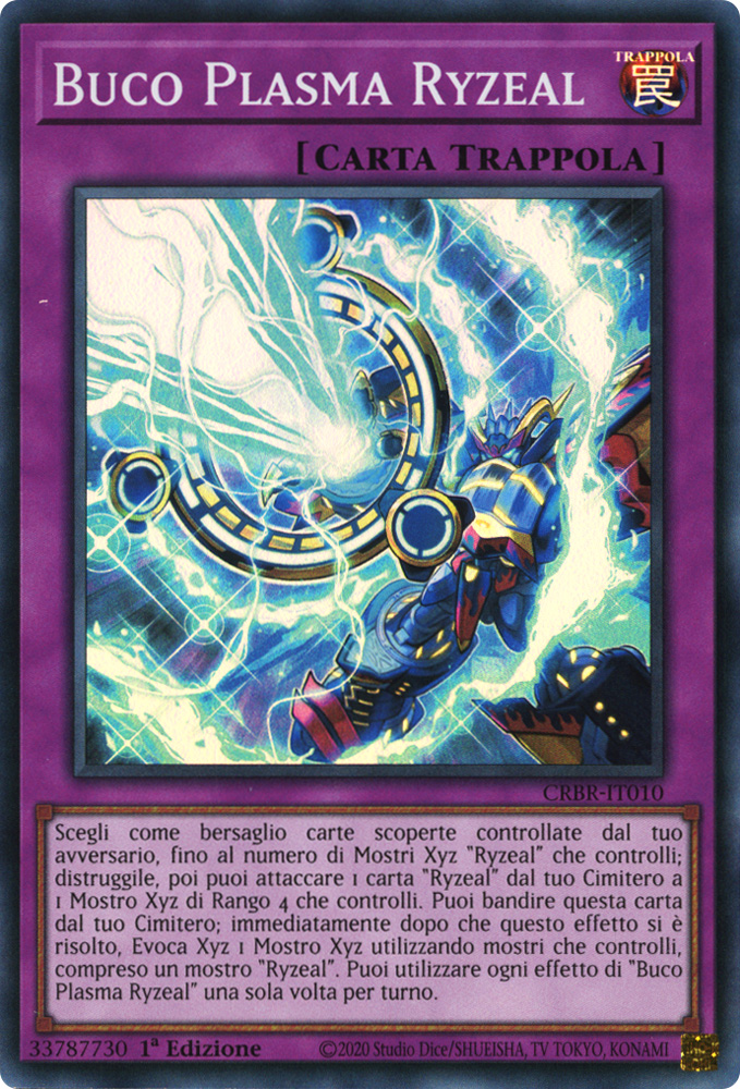 CRBR-IT010 Buco Plasma Ryzeal Super Rara 1a Edizione (IT) -NEAR MINT-