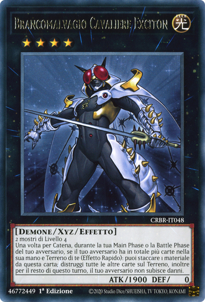 CRBR-IT048 Brancomalvagio Cavaliere Exciton Rara 1a Edizione (IT) -NEAR MINT-
