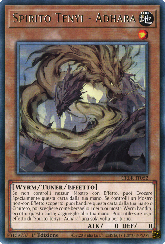 CRBR-IT052 Spirito Tenyi - Adhara Rara 1a Edizione (IT) -NEAR MINT-