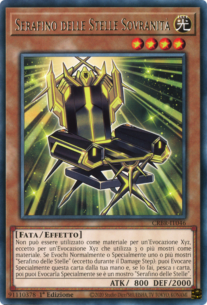 CRBR-IT046 Serafino delle Stelle Sovranita' Rara 1a Edizione (IT) -NEAR MINT-