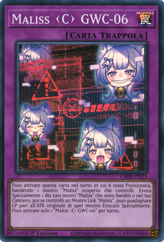 CRBR-IT023 Maliss C GWC-06 Super Rara 1a Edizione (IT) -NEAR MINT-