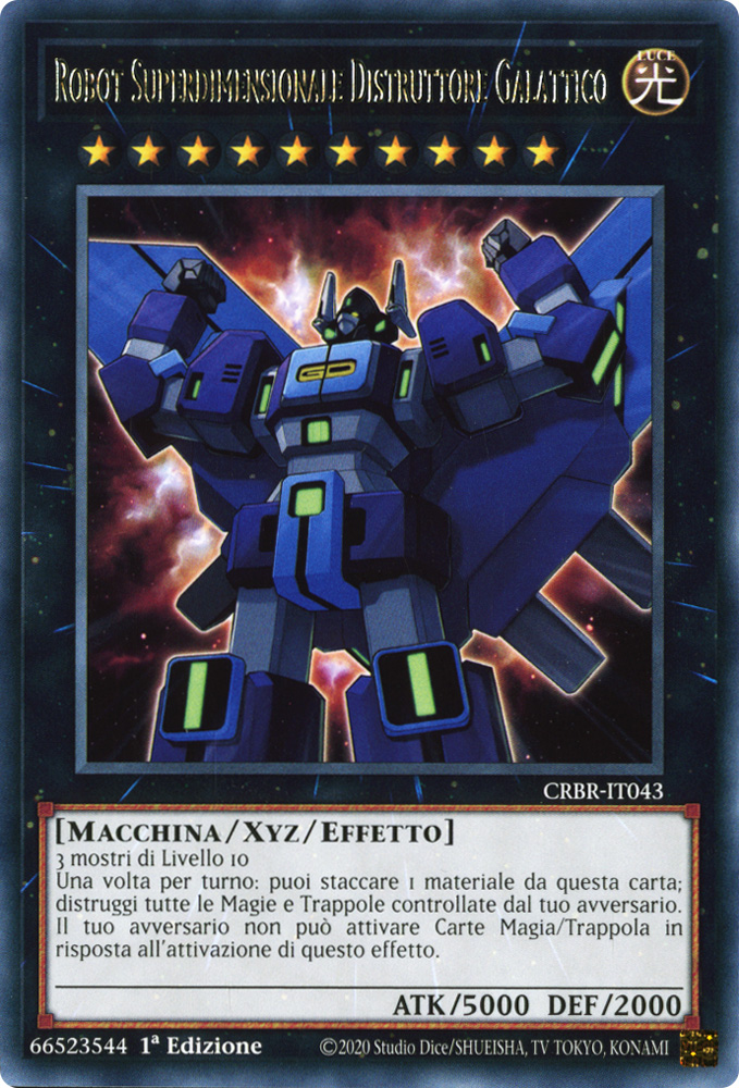 CRBR-IT043 Robot Superdimensionale Distruttore Galattico Rara 1a Edizione (IT) -NEAR MINT-