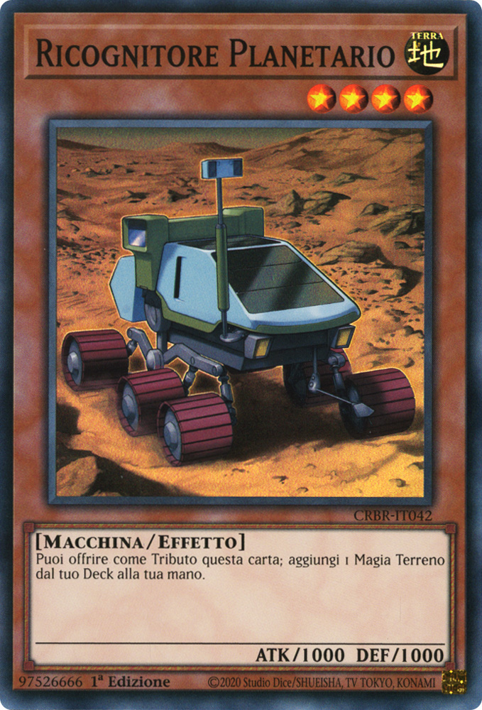 CRBR-IT042 Ricognitore Planetario Super Rara 1a Edizione (IT) -NEAR MINT-