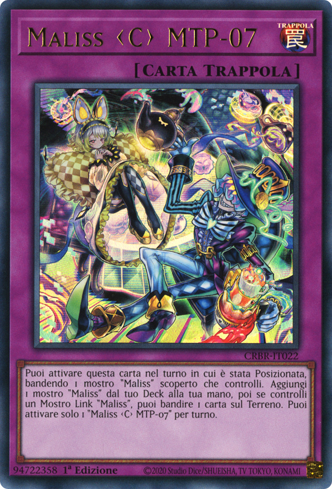 CRBR-IT022 Maliss C MTP-07 Ultra Rara 1a Edizione (IT) -NEAR MINT-