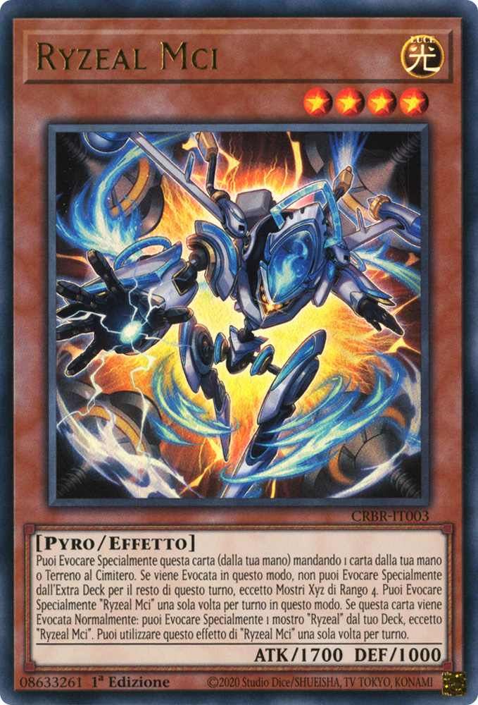 CRBR-IT003 Ryzeal Mci Ultra Rara 1a Edizione (IT) -NEAR MINT-