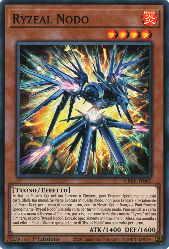 CRBR-IT002 Ryzeal Nodo Super Rara 1a Edizione (IT) -NEAR MINT-