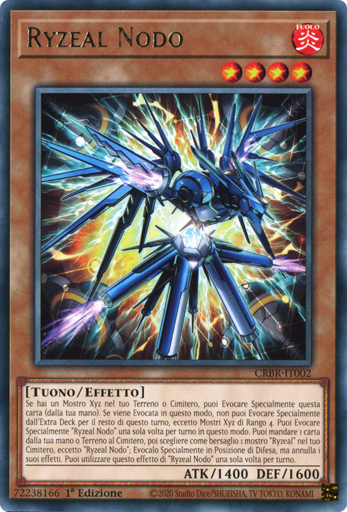 CRBR-IT002 Ryzeal Nodo Rara 1a Edizione (IT) -NEAR MINT-