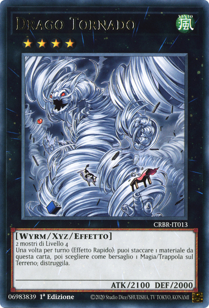 CRBR-IT013 Drago Tornado Rara 1a Edizione (IT) -NEAR MINT-