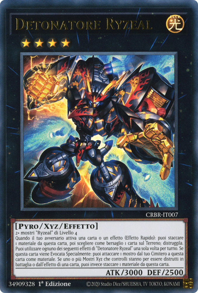 CRBR-IT007 Detonatore Ryzeal Ultra Rara 1a Edizione (IT) -NEAR MINT-