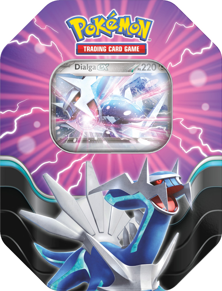 Tin da collezione Leggende Cerulee Dialga ex (IT)