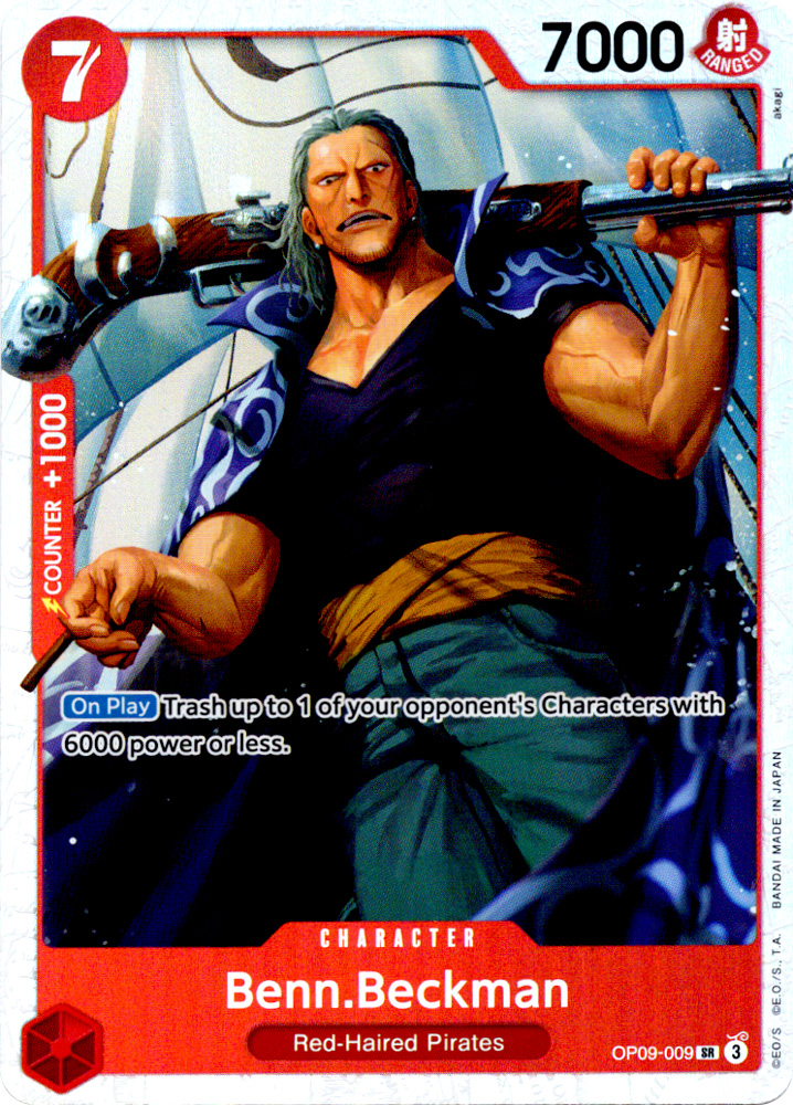 OP09-009 Benn Beckman super rare foil (EN) -NEAR MINT-