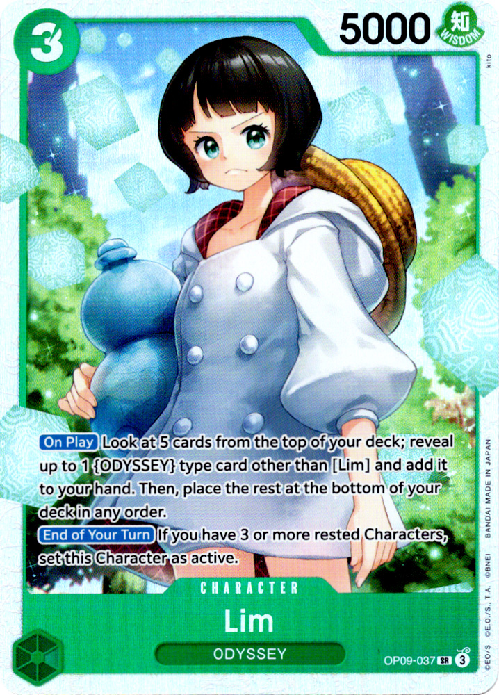 OP09-037 Lim super rare foil (EN) -NEAR MINT-